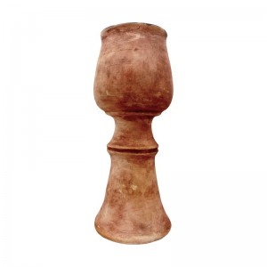 BROWN MATT + BLACK GLASURE Číše velká 1ks