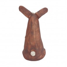 Dekorace ZAJÍC se třemi trojlístky 1ks