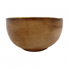 LIGHT BROWN MATT + GREEN GLASURE Miska malá 1ks