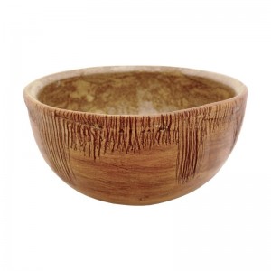 BROWN MATT HATCHED + BROWN MATT Miska malá 1ks