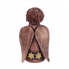 DARK BROWN MATT Dekorace ANDĚL DOBROSRDEČNOSTI 1ks